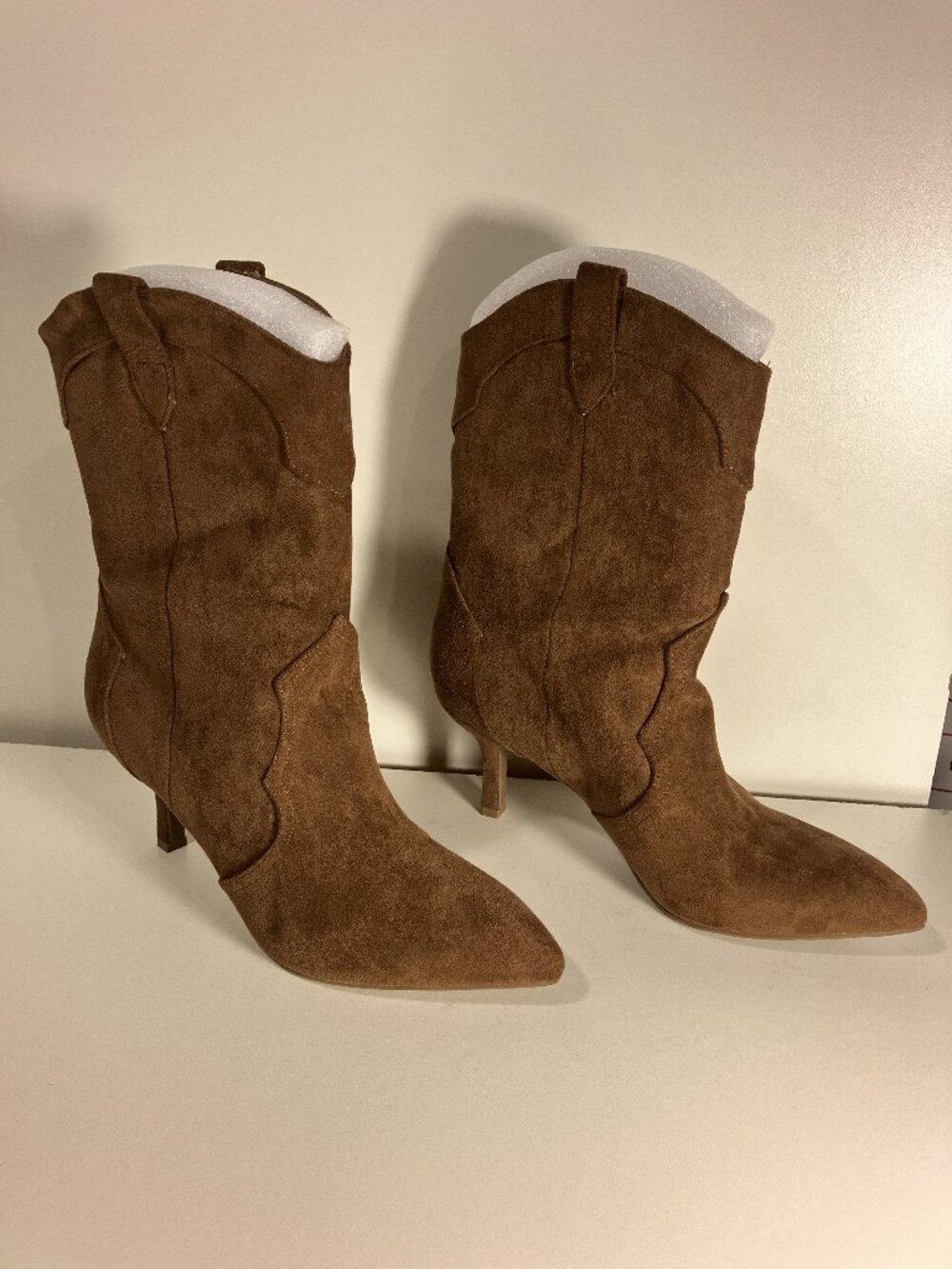 DV by DOLCE VITA Brown Heeled Boots.  Size US 10.  Excellent condition.